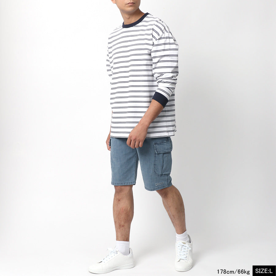 OUTDOOR PRODUCTS アウトドアプロダクツ カーゴパンツ メンズ UVカット ストレッチ ハーフパンツ ショートパンツ 短パン 半ズボン(5181120181)