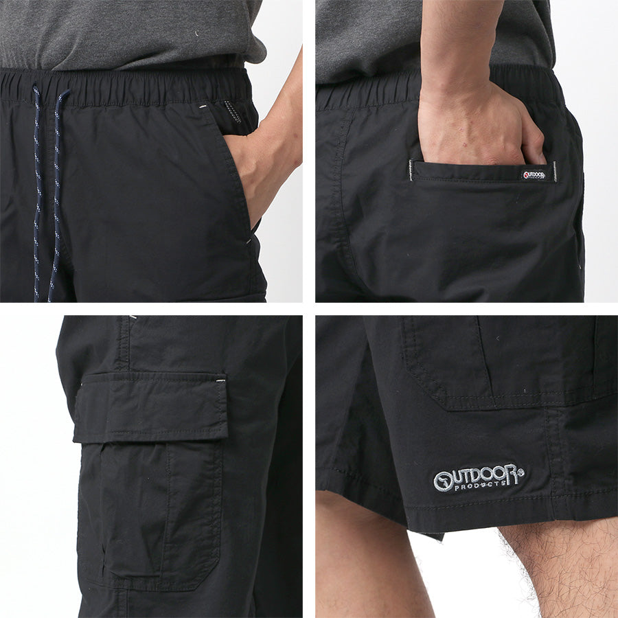 OUTDOOR PRODUCTS アウトドアプロダクツ カーゴパンツ メンズ UVカット ストレッチ ハーフパンツ ショートパンツ 短パン 半ズボン(5181120181)