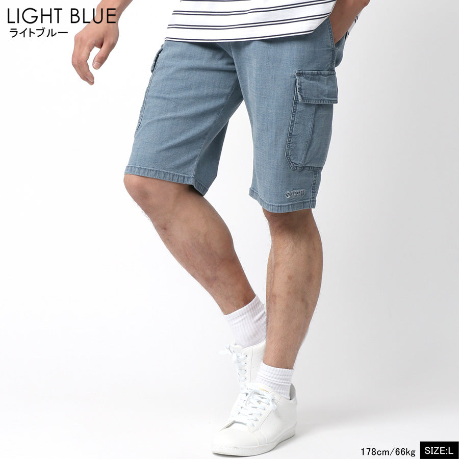 OUTDOOR PRODUCTS アウトドアプロダクツ カーゴパンツ メンズ UVカット ストレッチ ハーフパンツ ショートパンツ 短パン 半ズボン(5181120181)