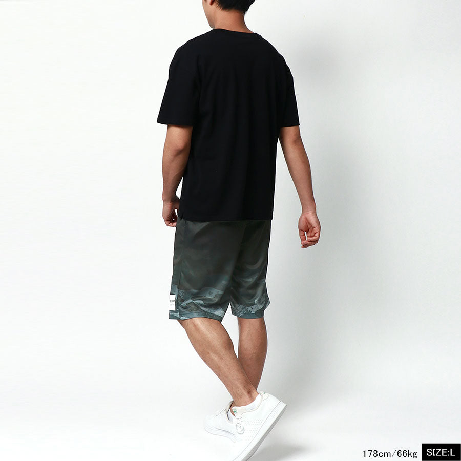 OUTDOOR PRODUCTS アウトドアプロダクツ ハーフパンツ メンズ 夏服 ドライメッシュ カモフラ グラデーション イージーパンツ ボトム ボトムス 短パン 迷彩(5181690008)