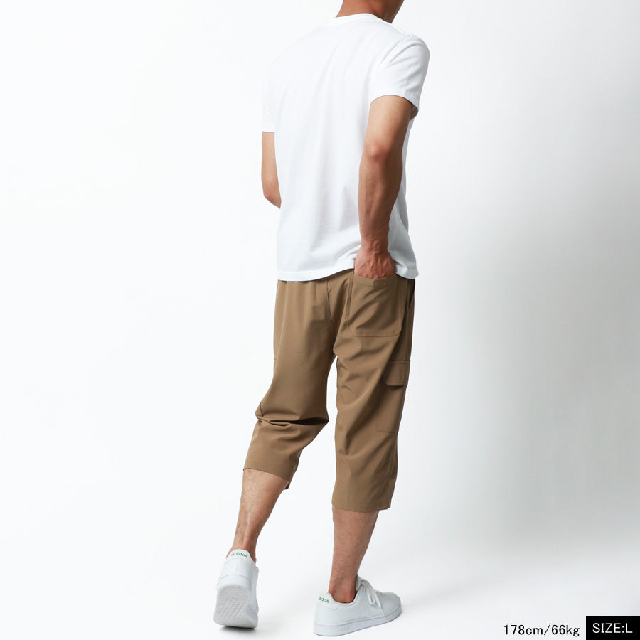 LOGOSpark ロゴスパーク カーゴパンツ ヒザ下 7分丈 撥水加工 ストレッチ(5182280359)