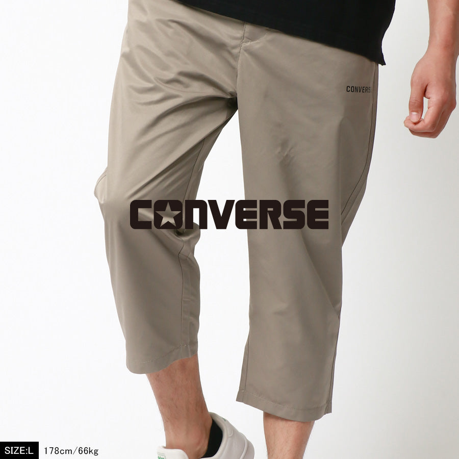 CONVERSE コンバース 7分丈 ハーフパンツ メンズ 夏服 七分丈 ワンポイント ロゴ イージーパンツ クロップドパンツ ボトム ボトムス 冷感(5182280386)