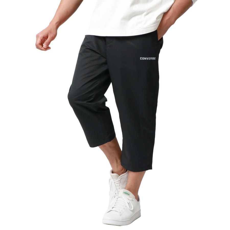 CONVERSE コンバース 7分丈 ハーフパンツ メンズ 夏服 七分丈 ワンポイント ロゴ イージーパンツ クロップドパンツ ボトム ボトムス 冷感(5182280386)