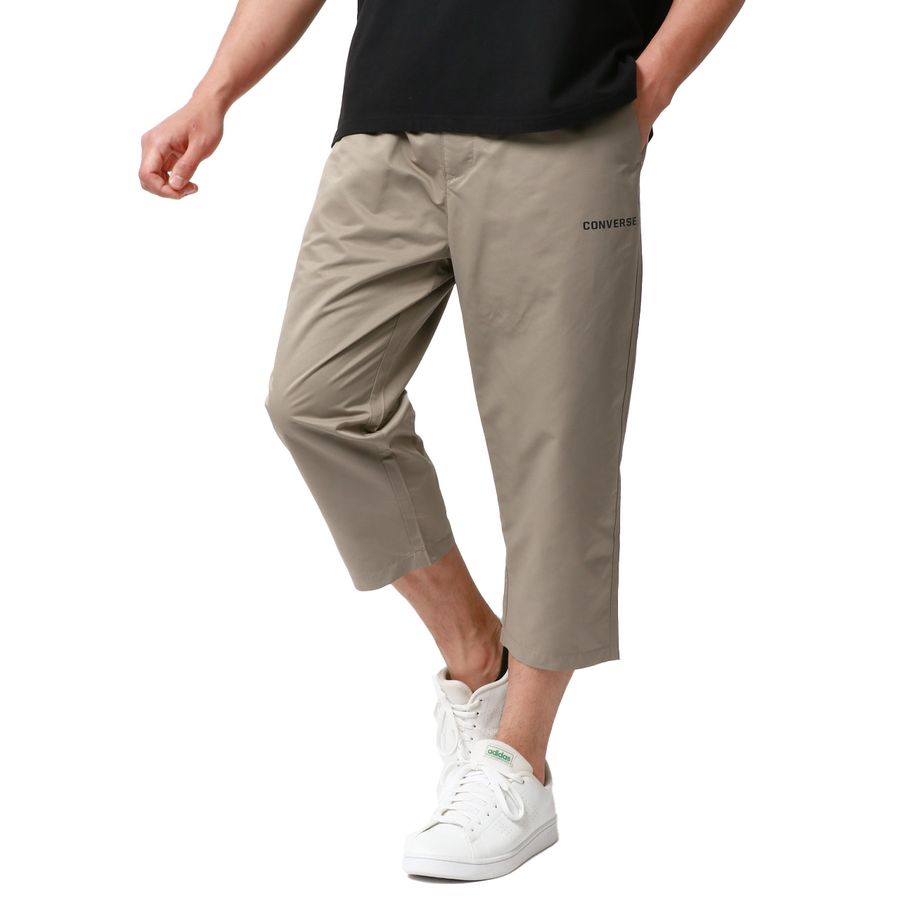 CONVERSE コンバース 7分丈 ハーフパンツ メンズ 夏服 七分丈 ワンポイント ロゴ イージーパンツ クロップドパンツ ボトム ボトムス 冷感(5182280386)