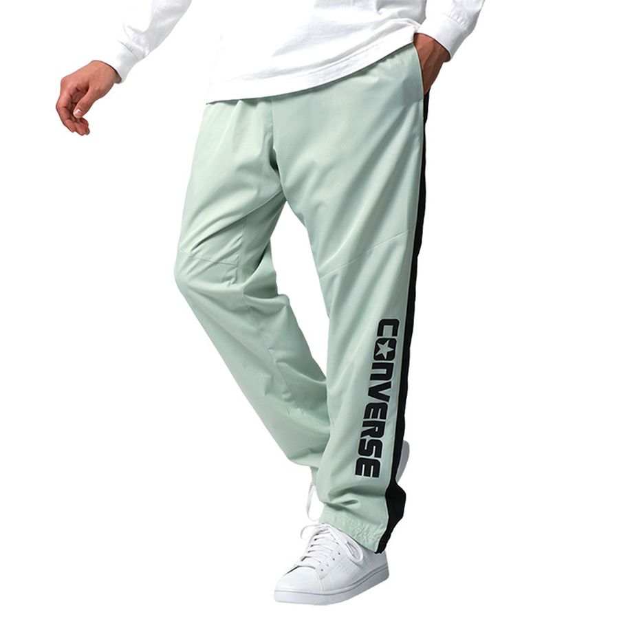 CONVERSE コンバース イージーパンツ メンズ 秋冬 裏メッシュ切替え 撥水加工 ブランド ウインドパンツ シャカシャカパンツ シャカパン ジャージパンツ(5192280346)
