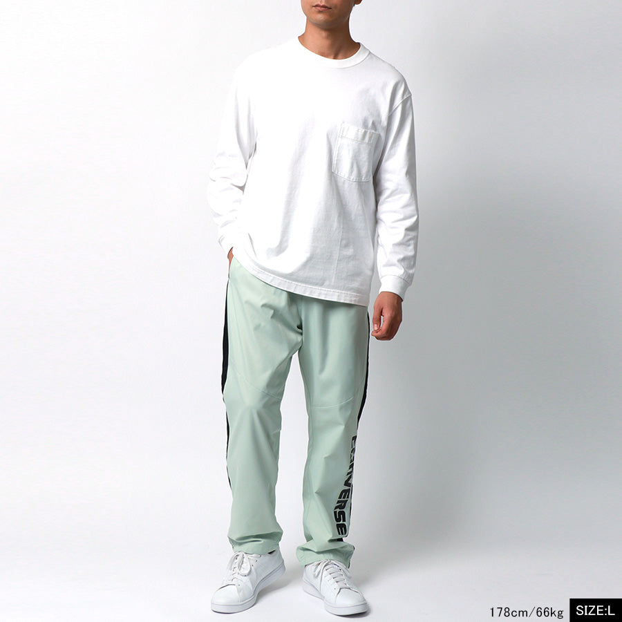 CONVERSE コンバース イージーパンツ メンズ 秋冬 裏メッシュ切替え 撥水加工 ブランド ウインドパンツ シャカシャカパンツ シャカパン ジャージパンツ(5192280346)