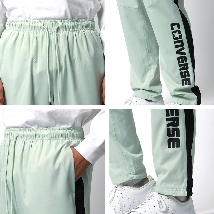 CONVERSE コンバース イージーパンツ メンズ 秋冬 裏メッシュ切替え 撥水加工 ブランド ウインドパンツ シャカシャカパンツ シャカパン ジャージパンツ(5192280346)