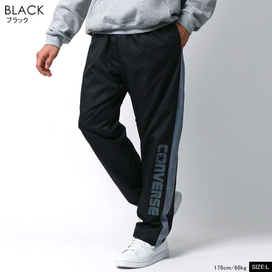 CONVERSE コンバース イージーパンツ メンズ 秋冬 裏メッシュ切替え 撥水加工 ブランド ウインドパンツ シャカシャカパンツ シャカパン ジャージパンツ(5192280346)