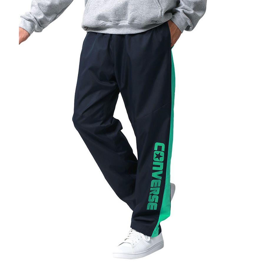 CONVERSE コンバース イージーパンツ メンズ 秋冬 裏メッシュ切替え 撥水加工 ブランド ウインドパンツ シャカシャカパンツ シャカパン ジャージパンツ(5192280346)