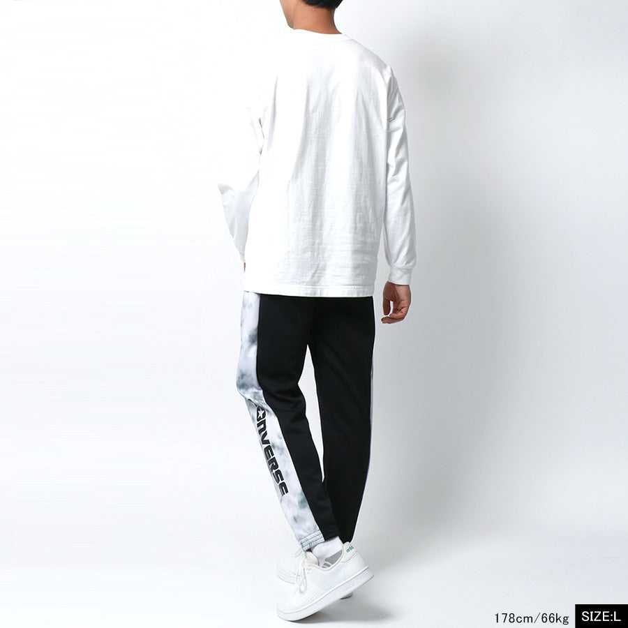 CONVERSE コンバース スウェットパンツ メンズ おしゃれ スポーツ 大きいサイズ ブランド ゆったり 秋冬 ロゴ プリント ロングパンツ ダンボールニット(5192280348)