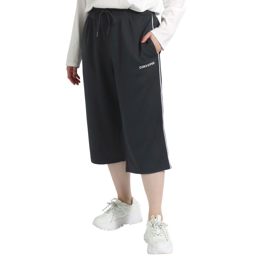 CONVERSE コンバース ジャージパンツ レディース 7分丈 サイド パイピング ジャージ 下(5382280106)