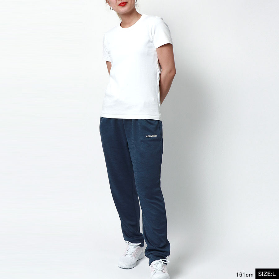 CONVERSE コンバース ジョガーパンツ レディース 夏服 裏ドライメッシュ 吸汗速乾 UVカット イージーパンツ(5392280060)