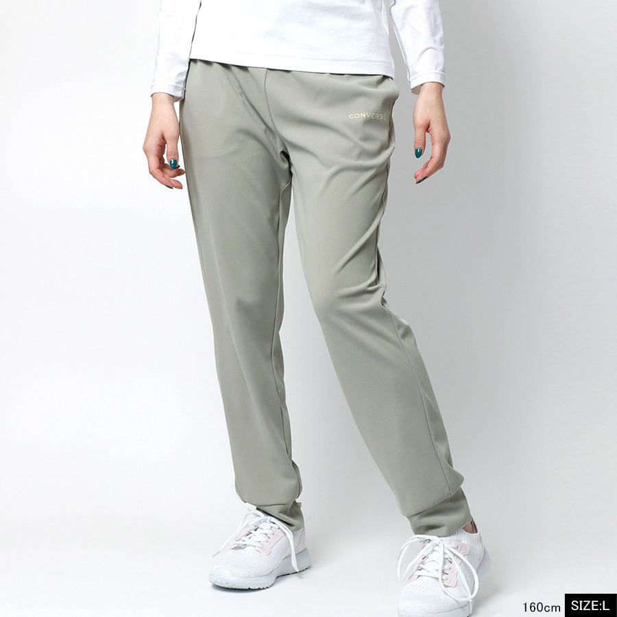 CONVERSE コンバース ジョガーパンツ レディース 鹿の子 吸汗速乾 UVカット イージーパンツ ズボン ボトム ボトムス 速乾 ドライ カノコ スポーツ トレーニング ヨガ フィットネス(5392280061)