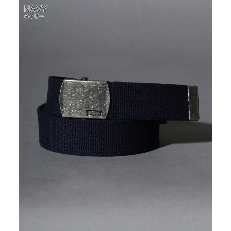 Levi's リーバイス GI ガチャベルト 35mm バックル 日本製 MADE IN JAPAN ブランド ロゴ ロングサイズ カジュアル ワーク 長さの調整~110cmまで可能(7718990101)