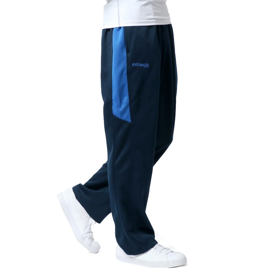 Kaepa ケイパ ジャージ 下 メンズ パンツ おしゃれ 大きいサイズ ポリエステル100 ゆったり ストレート ストレッチ ブランド ジャージパンツ ゆったり 吸水速乾 UVカット(5197140046)
