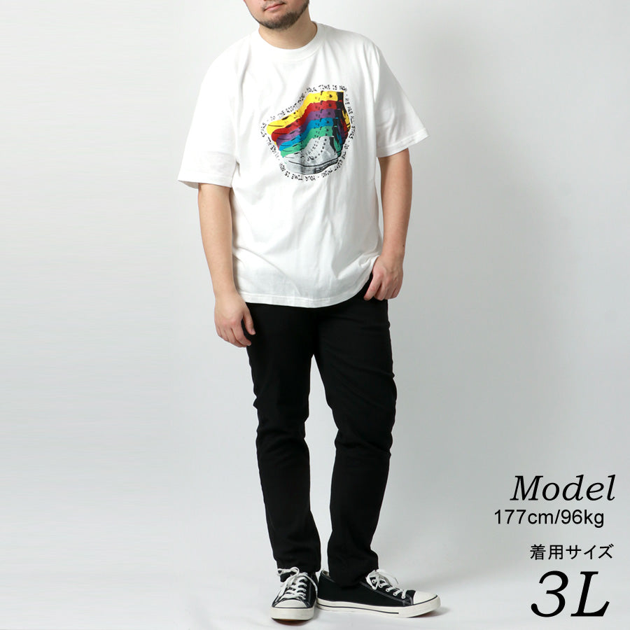 【大きいサイズ】CONVERSE コンバース キングサイズ 大きいサイズ ロゴ プリント Tシャツ 半袖(6812280846)