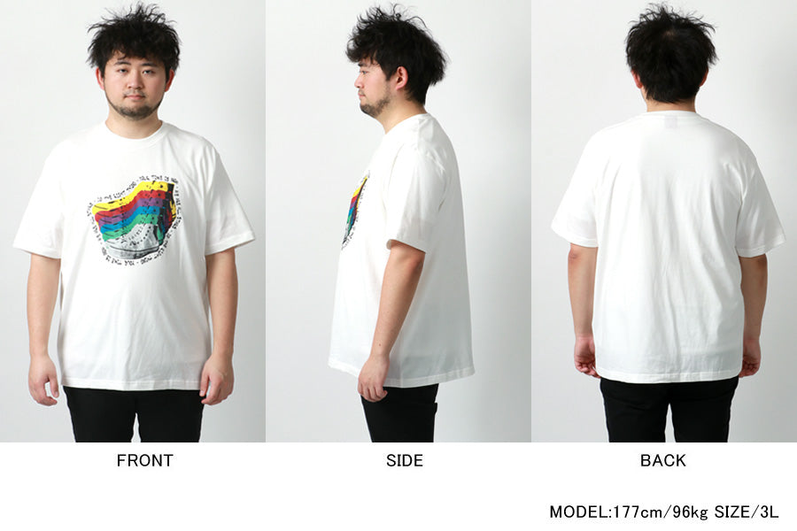 【大きいサイズ】CONVERSE コンバース キングサイズ 大きいサイズ ロゴ プリント Tシャツ 半袖(6812280846)
