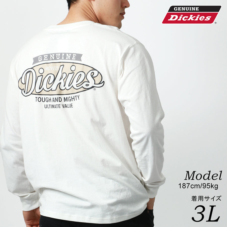 【大きいサイズ】Dickies ディッキーズ 大きいサイズ バック ロゴ プリント Tシャツ(6812280863)