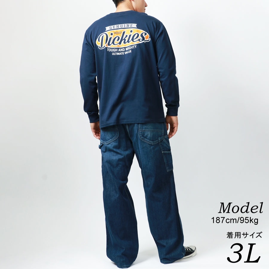 【大きいサイズ】Dickies ディッキーズ 大きいサイズ バック ロゴ プリント Tシャツ(6812280863)