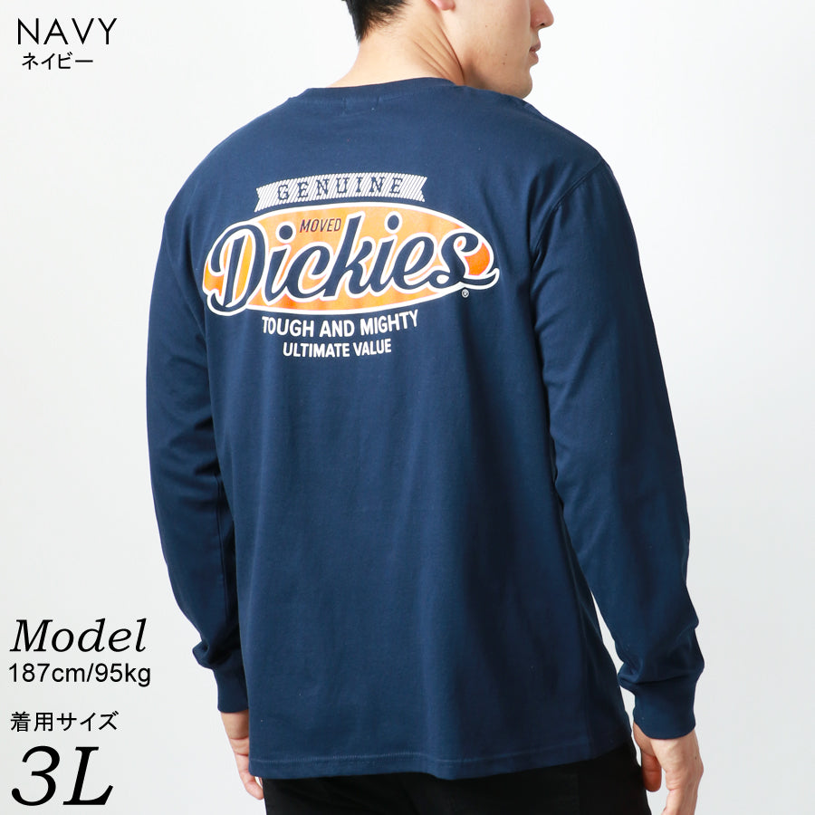 【大きいサイズ】Dickies ディッキーズ 大きいサイズ バック ロゴ プリント Tシャツ(6812280863)