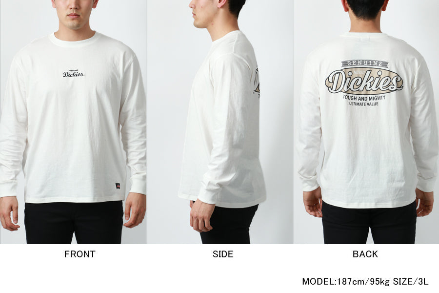 【大きいサイズ】Dickies ディッキーズ 大きいサイズ バック ロゴ プリント Tシャツ(6812280863)