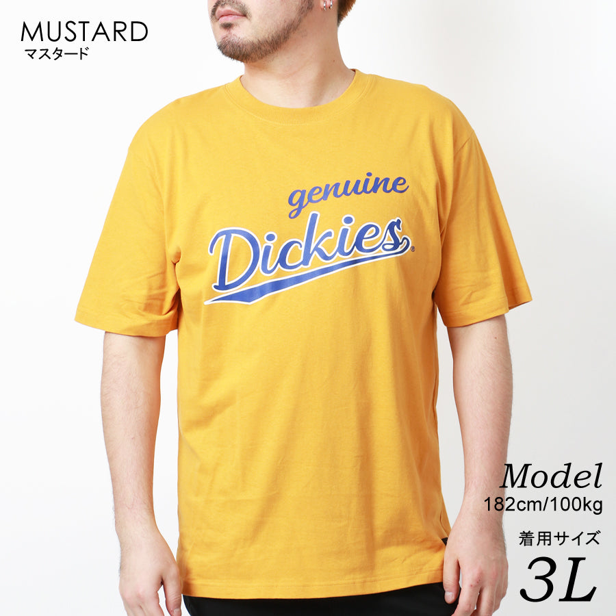 【大きいサイズ】GENUINE Dickies ジェニュイン ディッキーズ 大きいサイズ Tシャツ カレッジプリント 半袖(6812280875)