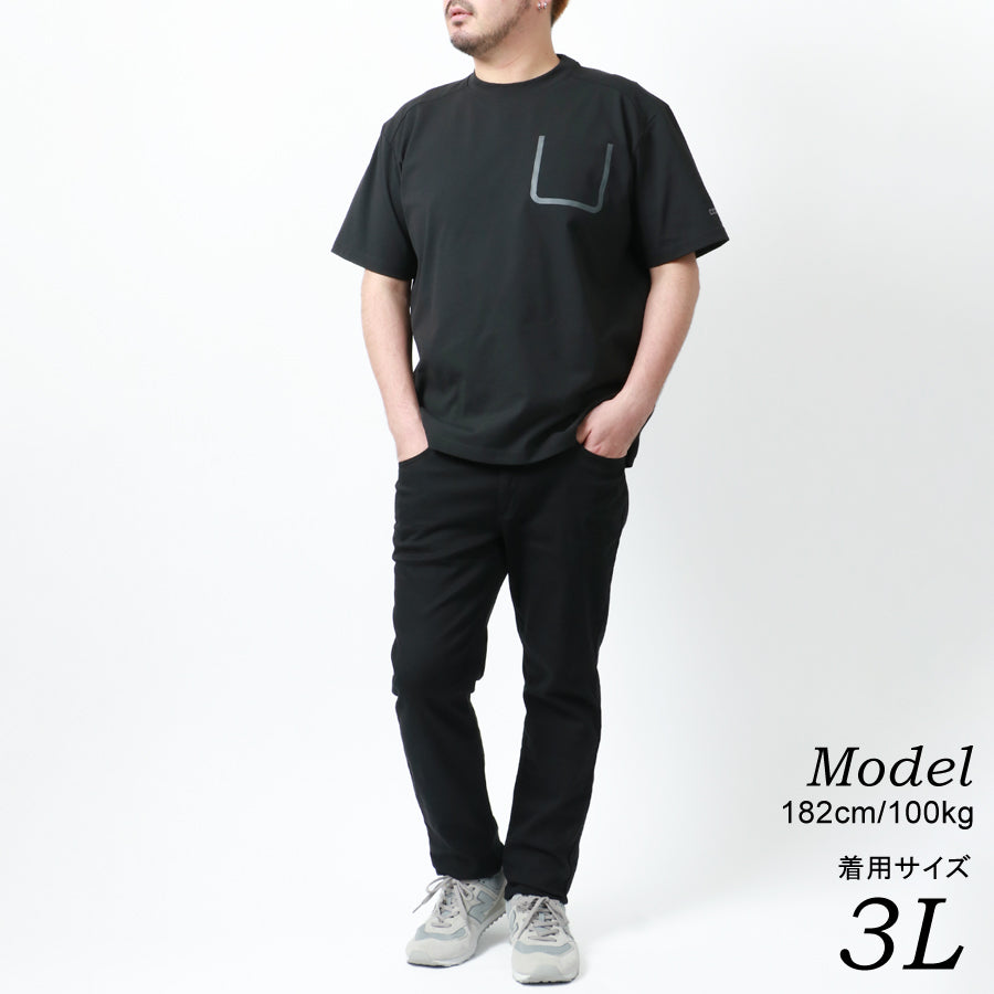 【大きいサイズ】CONVERSE コンバース 大きいサイズ Tシャツ 吸汗速乾 無地 半袖 ポケット 付き ポケットTシャツ(6812280885)