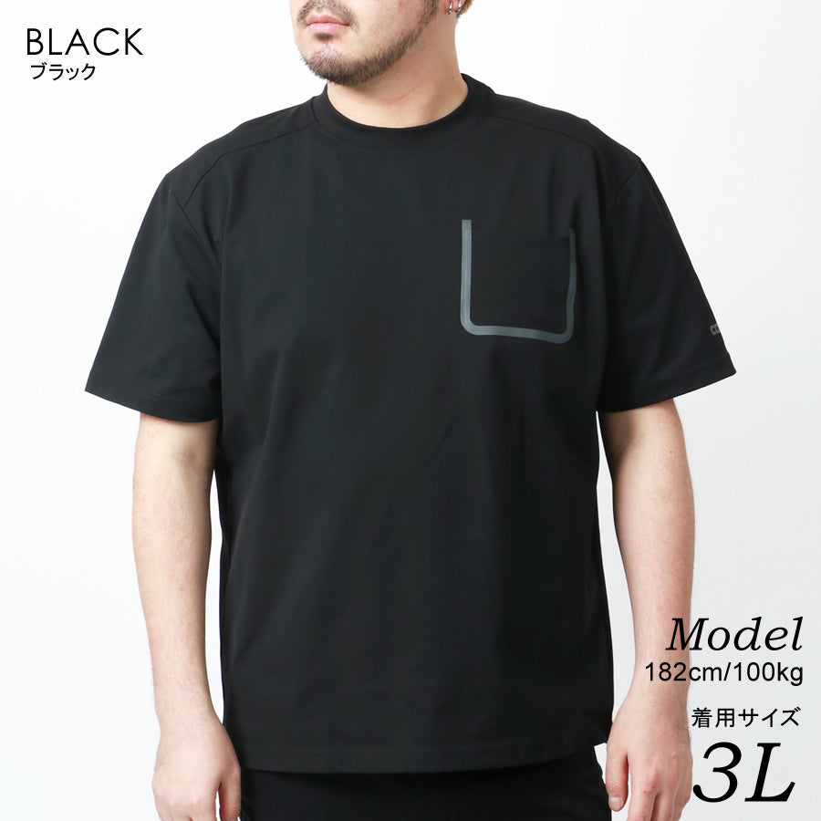 【大きいサイズ】CONVERSE コンバース 大きいサイズ Tシャツ 吸汗速乾 無地 半袖 ポケット 付き ポケットTシャツ(6812280885)