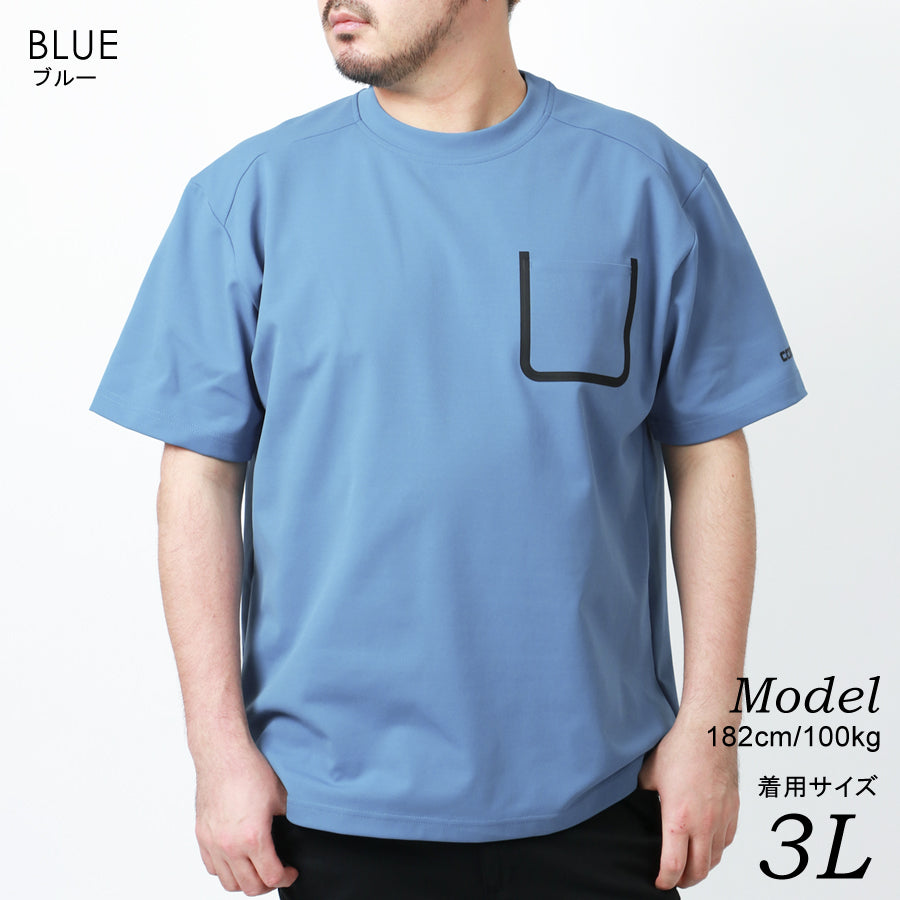 【大きいサイズ】CONVERSE コンバース 大きいサイズ Tシャツ 吸汗速乾 無地 半袖 ポケット 付き ポケットTシャツ(6812280885)