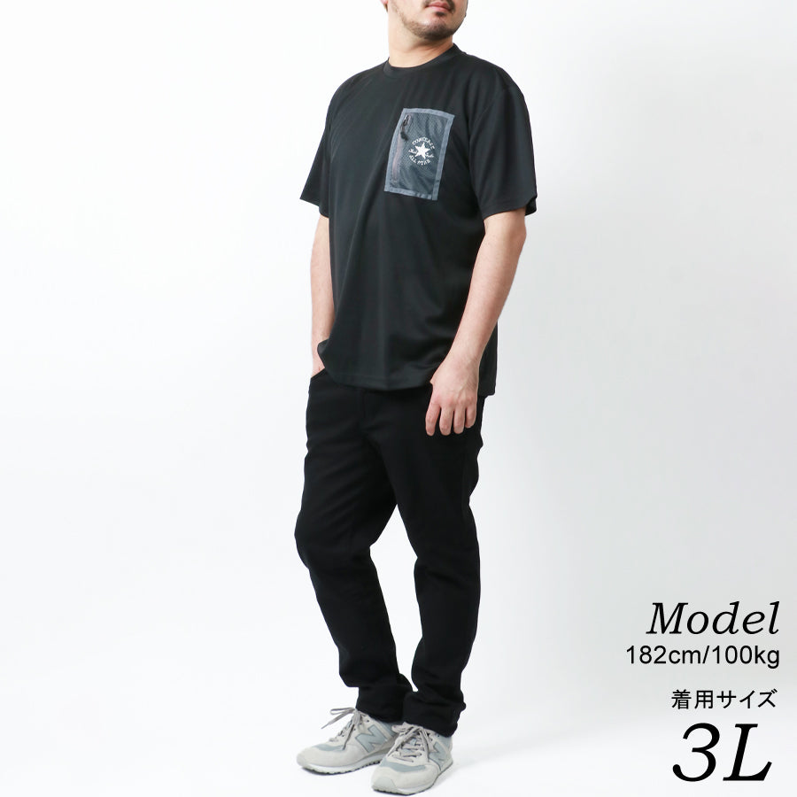 【大きいサイズ】CONVERSE コンバース 大きいサイズ Tシャツ 吸汗速乾 半袖 ポケット付き ポケットT ポケT(6812280886)