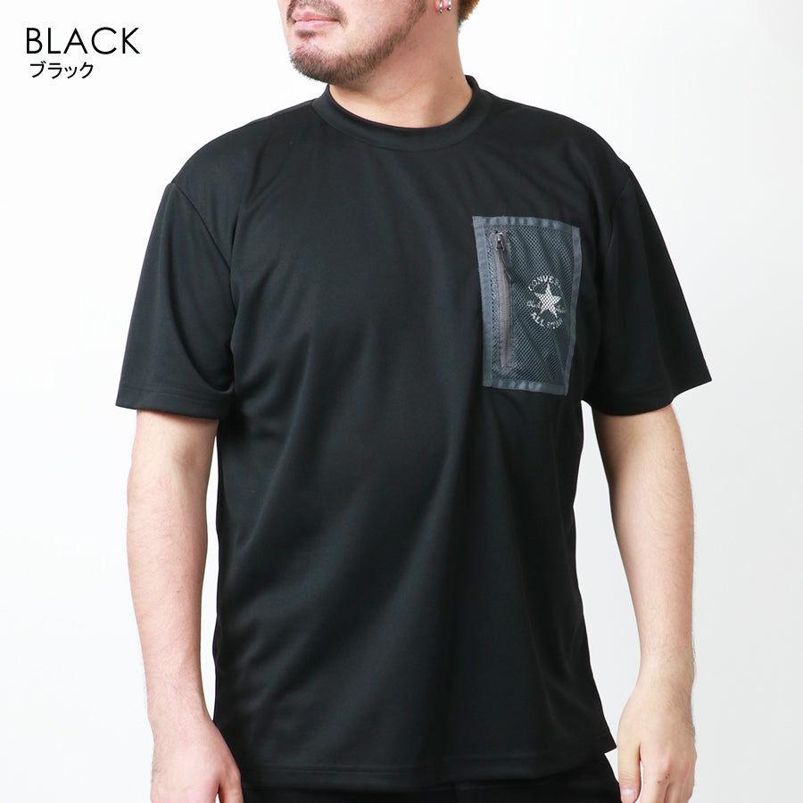 【大きいサイズ】CONVERSE コンバース 大きいサイズ Tシャツ 吸汗速乾 半袖 ポケット付き ポケットT ポケT(6812280886)