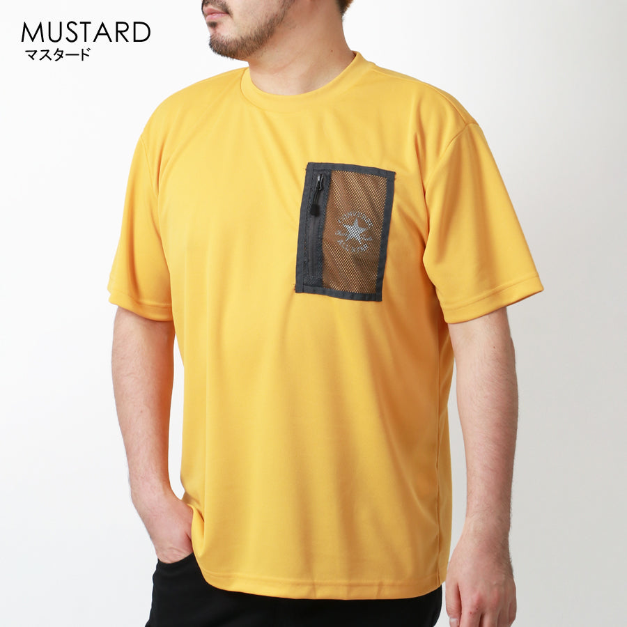 【大きいサイズ】CONVERSE コンバース 大きいサイズ Tシャツ 吸汗速乾 半袖 ポケット付き ポケットT ポケT(6812280886)