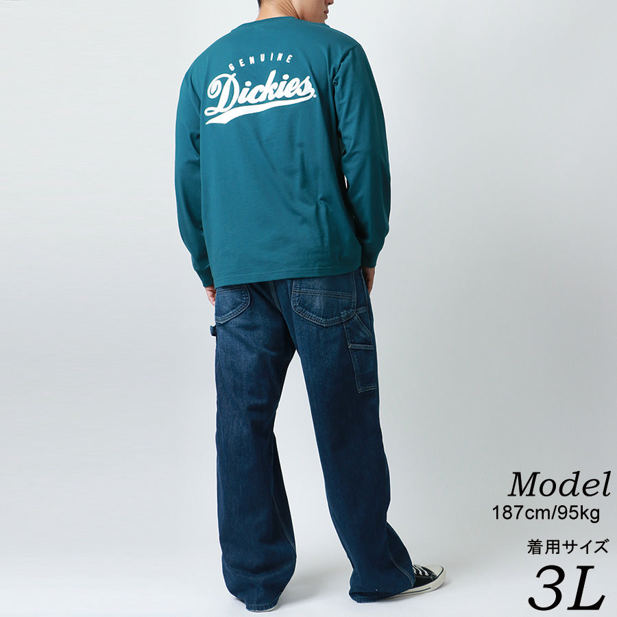 【大きいサイズ】GENUINE Dickies ジェニュインディッキーズ 大きいサイズ キングサイズ ロゴ 刺繍 長袖(6812280890)