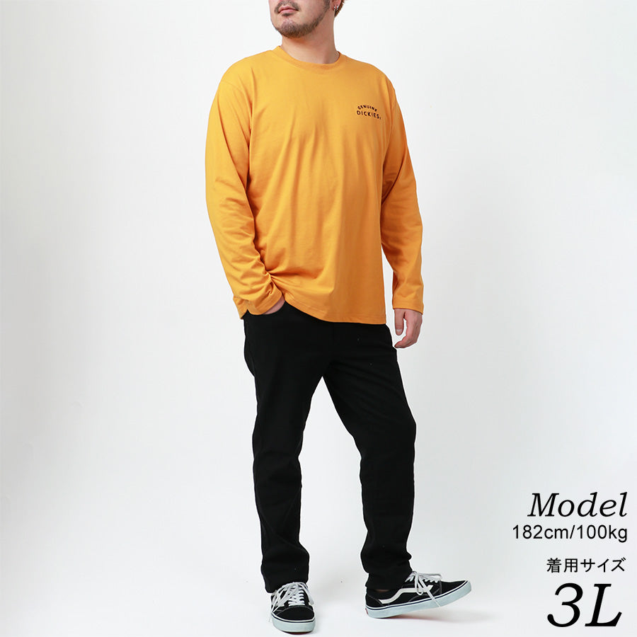 【大きいサイズ】GENUINE Dickies ジェニュインディッキーズ Tシャツ メンズ 大きいサイズ 春服 バック ロゴ プリント 長袖 ロンティー ロンT ロング ティーシャツ ストリート(6812280893)