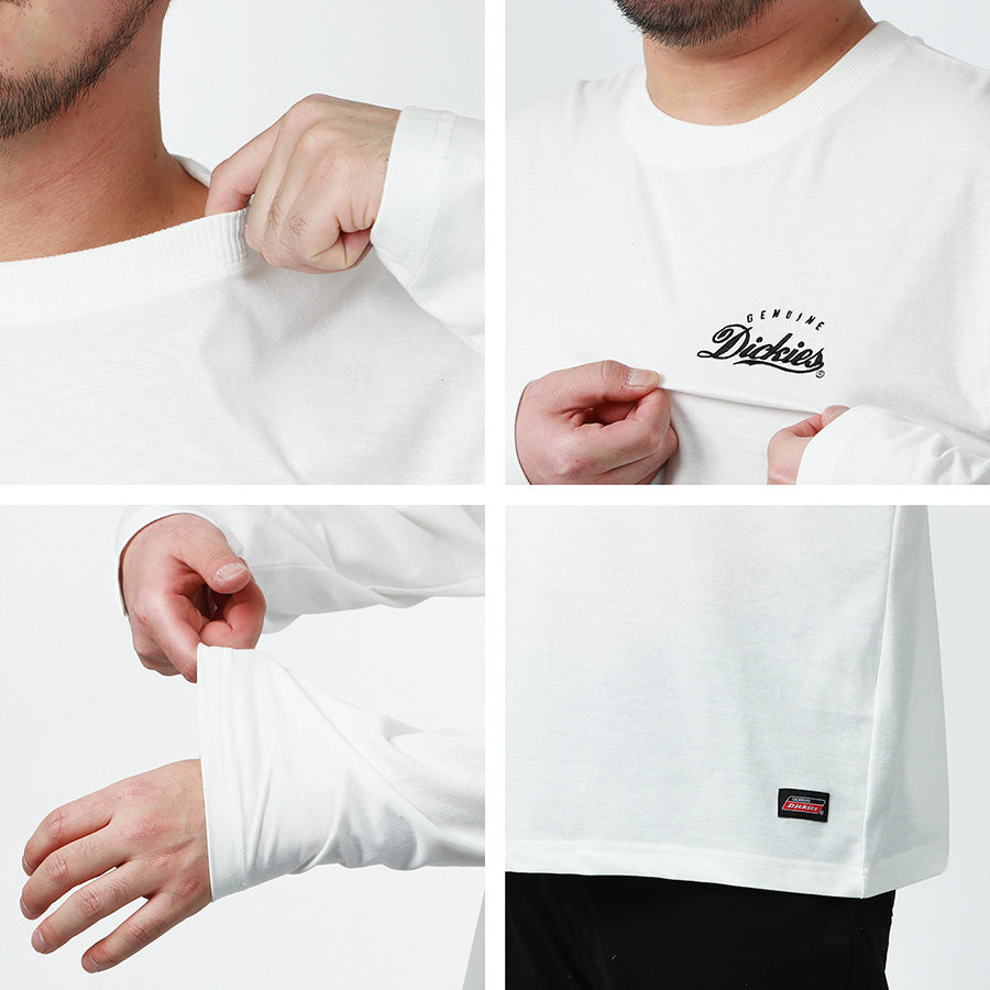 【大きいサイズ】GENUINE Dickies ジェニュインディッキーズ Tシャツ メンズ 大きいサイズ 春服 バック ロゴ プリント 長袖 ロンティー ロンT ロング ティーシャツ ストリート(6812280893)