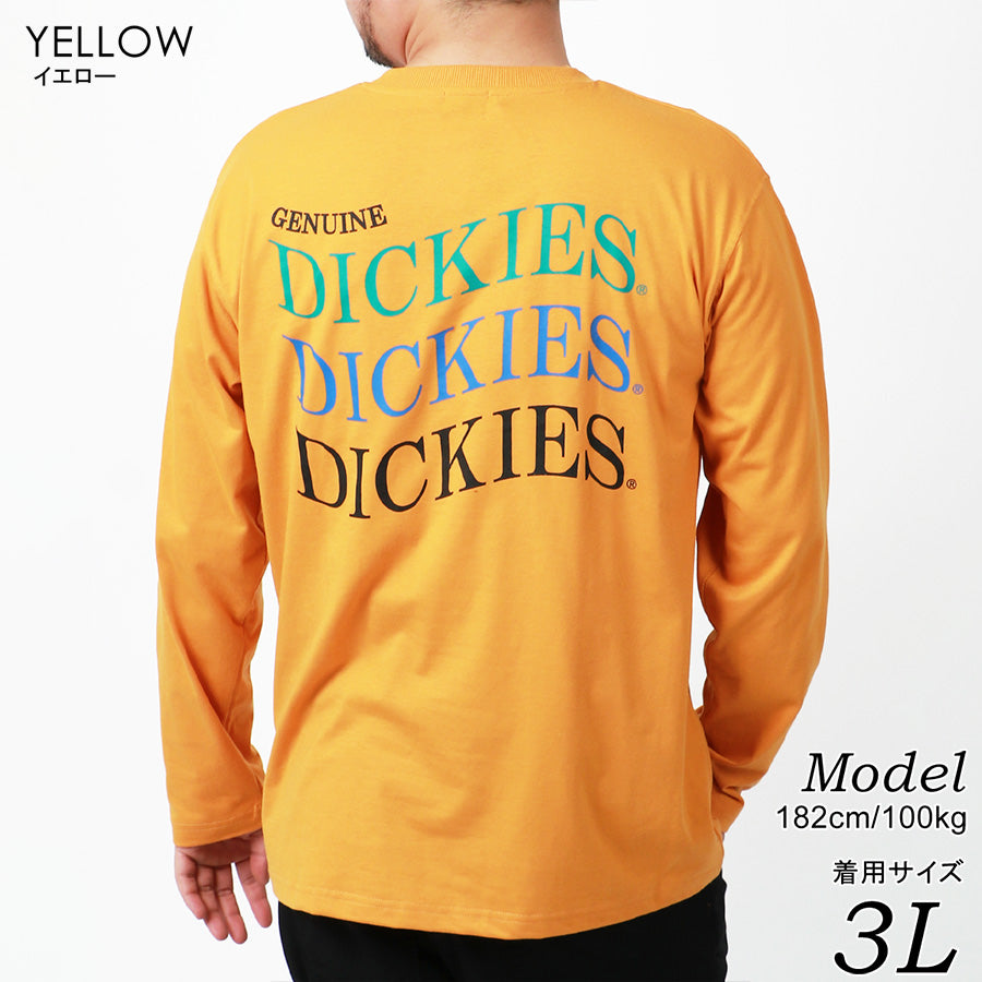 【大きいサイズ】GENUINE Dickies ジェニュインディッキーズ Tシャツ メンズ 大きいサイズ 春服 バック ロゴ プリント 長袖 ロンティー ロンT ロング ティーシャツ ストリート(6812280893)