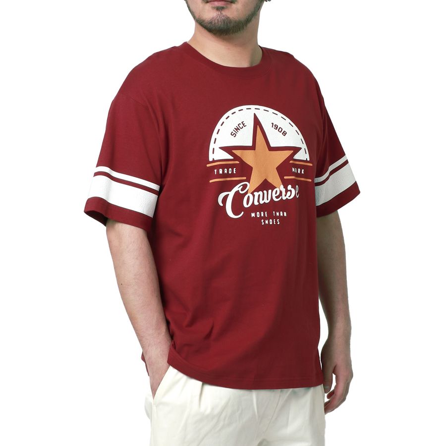 【大きいサイズ】CONVERSE コンバース Tシャツ 大きいサイズ メンズ 夏 ロゴ プリント 半袖 ティーシャツ アメカジ カジュアル