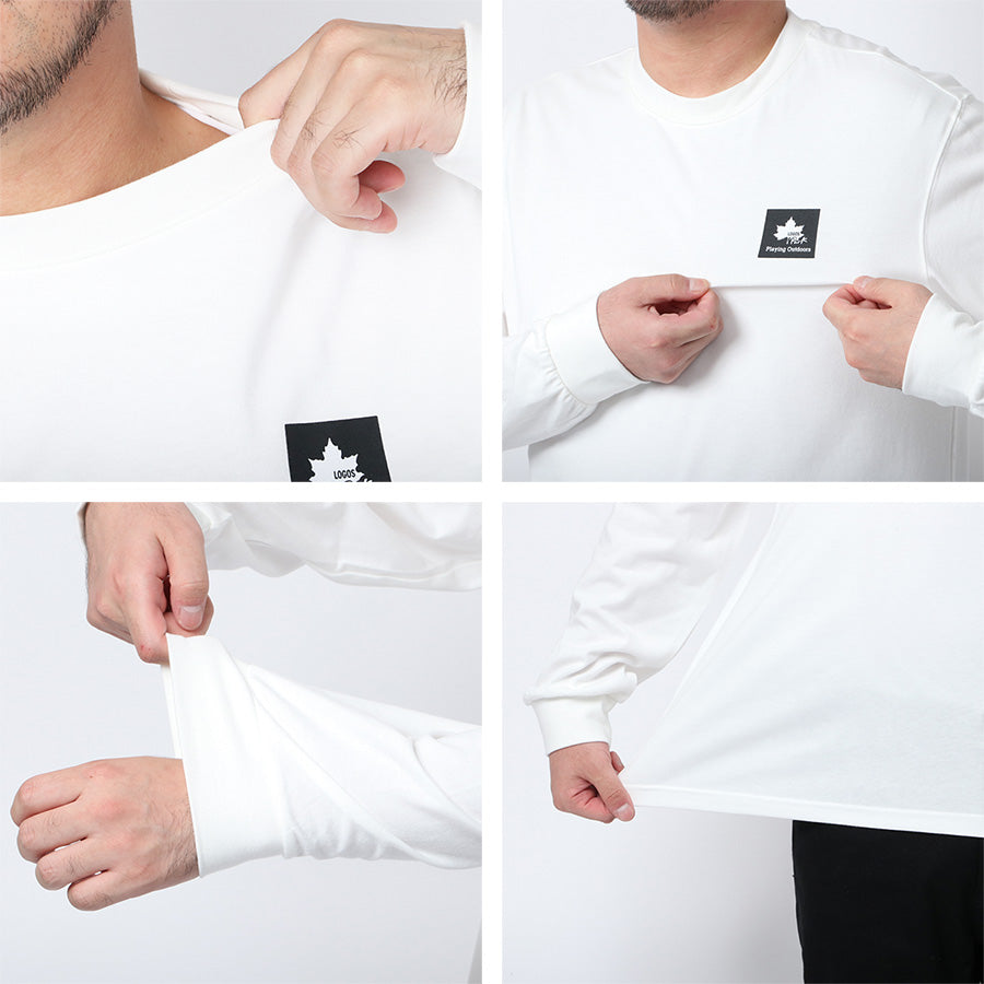【大きいサイズ】LOGOS park ロゴスパーク Tシャツ 大きいサイズ メンズ ワンポイント ロゴ プリント 長袖 ロンティー ロンT(6812280917)