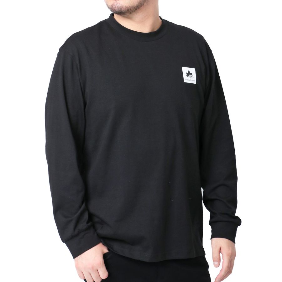 【大きいサイズ】LOGOS park ロゴスパーク Tシャツ 大きいサイズ メンズ ワンポイント ロゴ プリント 長袖 ロンティー ロンT(6812280917)