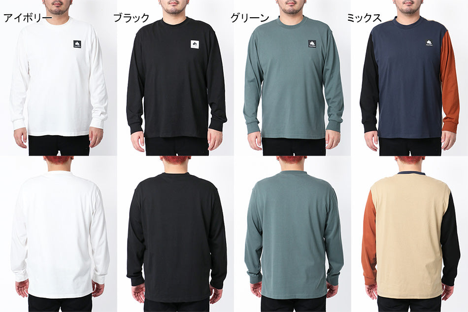 【大きいサイズ】LOGOS park ロゴスパーク Tシャツ 大きいサイズ メンズ ワンポイント ロゴ プリント 長袖 ロンティー ロンT(6812280917)