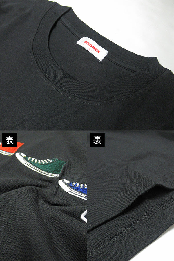 【大きいサイズ】CONVERSE コンバース Tシャツ 大きいサイズ メンズ ロゴ 刺繍 長袖 ロンティー ロンT ロング ティーシャツ アメカジ カジュアル(6812280918)