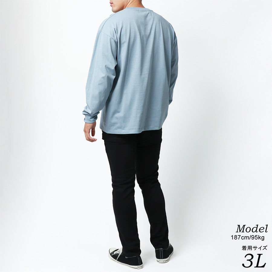 【大きいサイズ】MRU エムアールユー Tシャツ 長袖 大きいサイズ キングサイズ 吸汗速乾 UVカット 無地(6815030002)