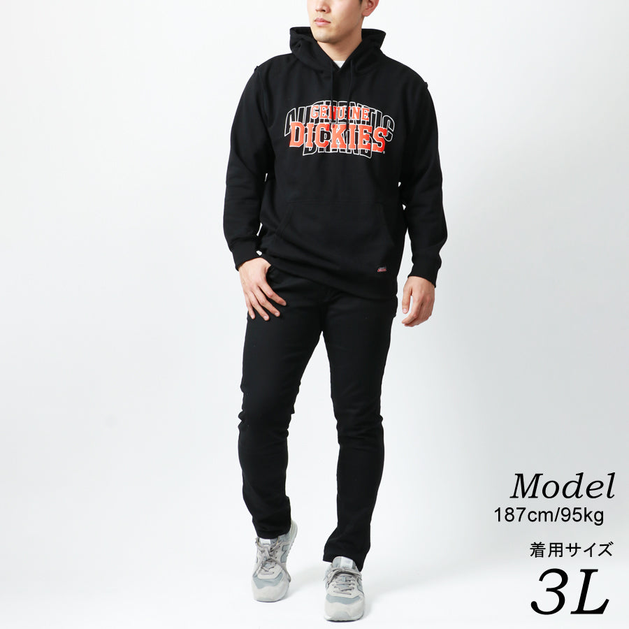 【大きいサイズ】Dickies ディッキーズ 大きいサイズ 裏毛 ロゴ プリント プルパーカー(6822280194)