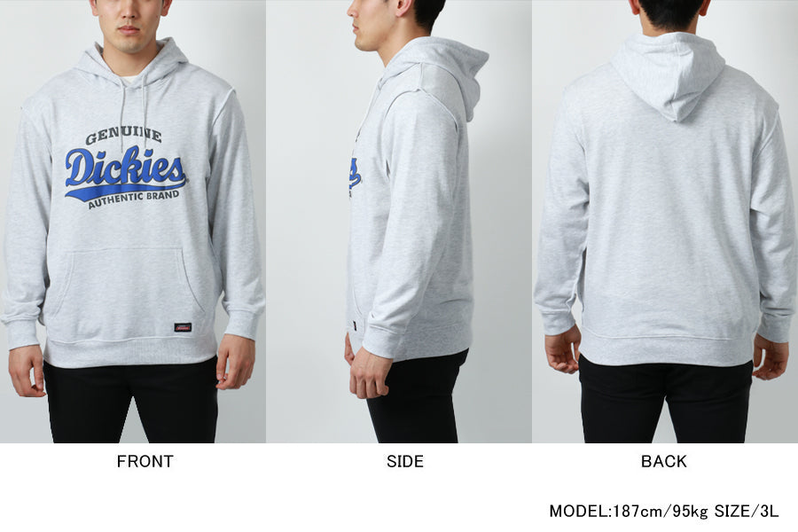 【大きいサイズ】Dickies ディッキーズ 大きいサイズ 裏毛 ロゴ プリント プルパーカー(6822280194)