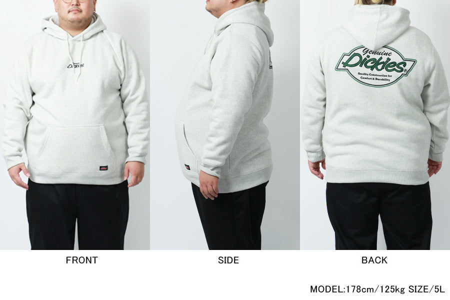 【大きいサイズ】GENUINE Dickies ジェニュインディッキーズ パーカー 大きいサイズ キングサイズ 裏起毛 プルオーバー(6822280197)
