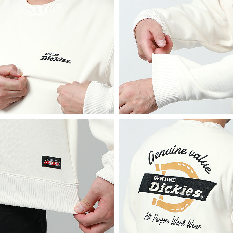 【大きいサイズ】GENUINE Dickies ジェニュインディッキーズ スウェット トレーナー 大きいサイズ キングサイズ 裏起毛 バック ロゴ 刺繍(6822280200)