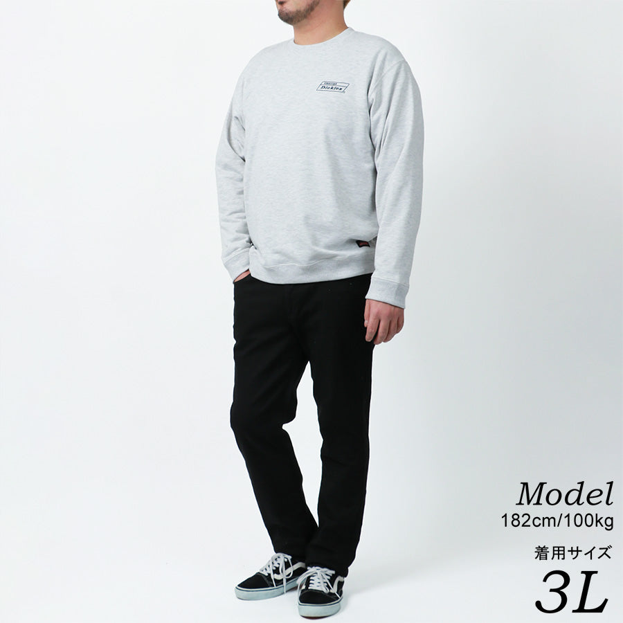 【大きいサイズ】GENUINE Dickies ジェニュインディッキーズ スウェット トレーナー メンズ 大きいサイズ バック ロゴ プリント(6822280202)