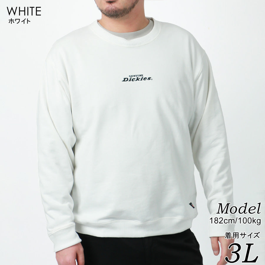 【大きいサイズ】GENUINE Dickies ジェニュインディッキーズ スウェット トレーナー メンズ 大きいサイズ バック ロゴ プリント(6822280202)