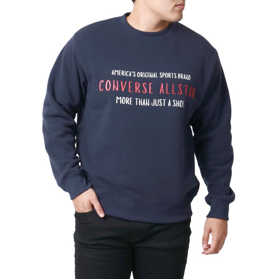 【大きいサイズ】CONVERSE コンバース スウェット トレーナー メンズ 大きいサイズ 秋冬 裏起毛 ロゴ プリント スエット カジュアル アメカジ(6822280211)