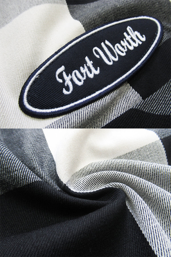 【大きいサイズ】Dickies ディッキーズ 大きいサイズ ワッペン 付き ワークシャツ チェックシャツ(6842280599)